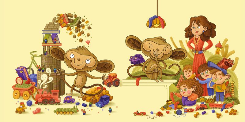 A Monkey in a Kindergarten