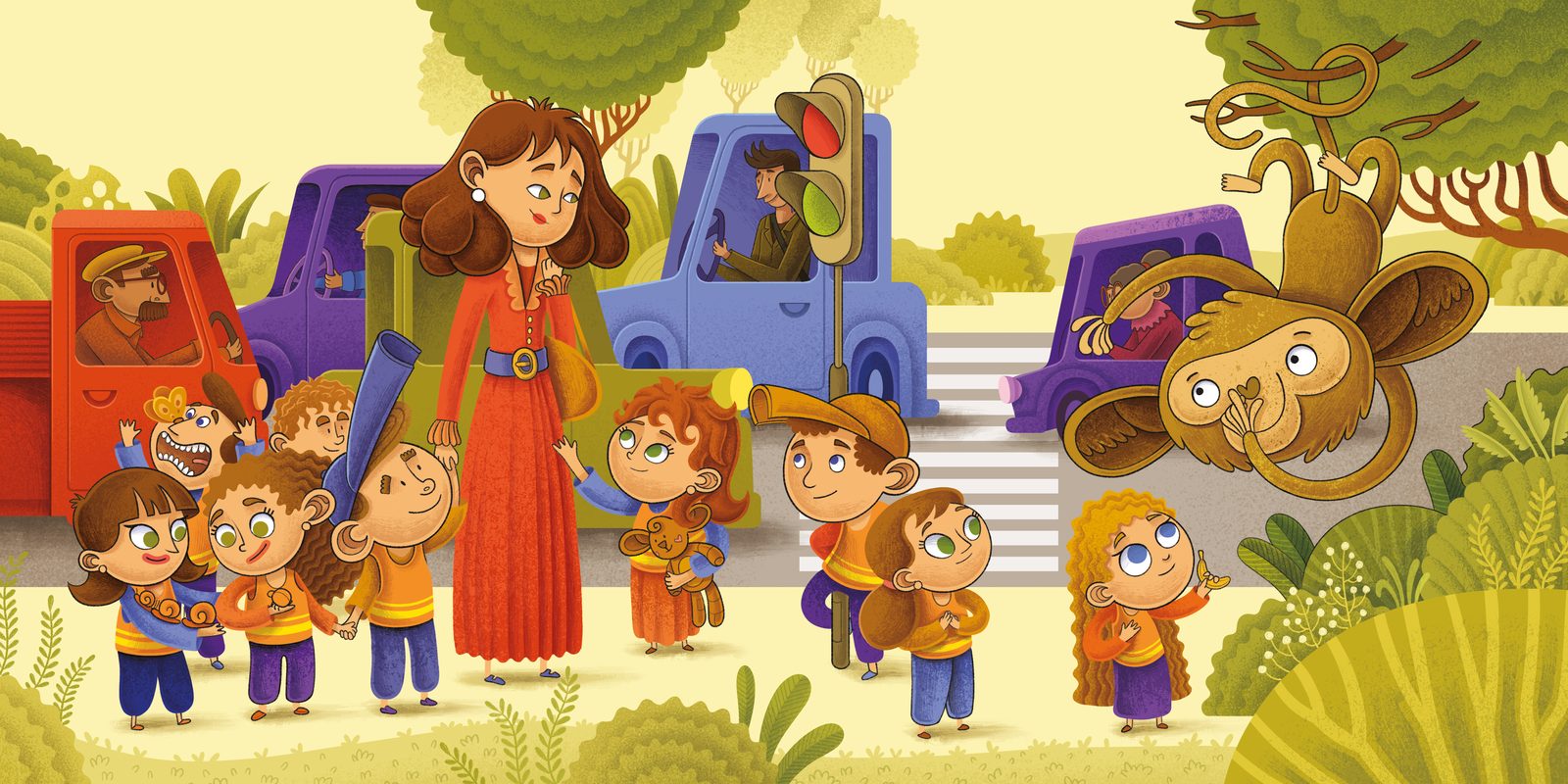 A Monkey in a Kindergarten, picture 2