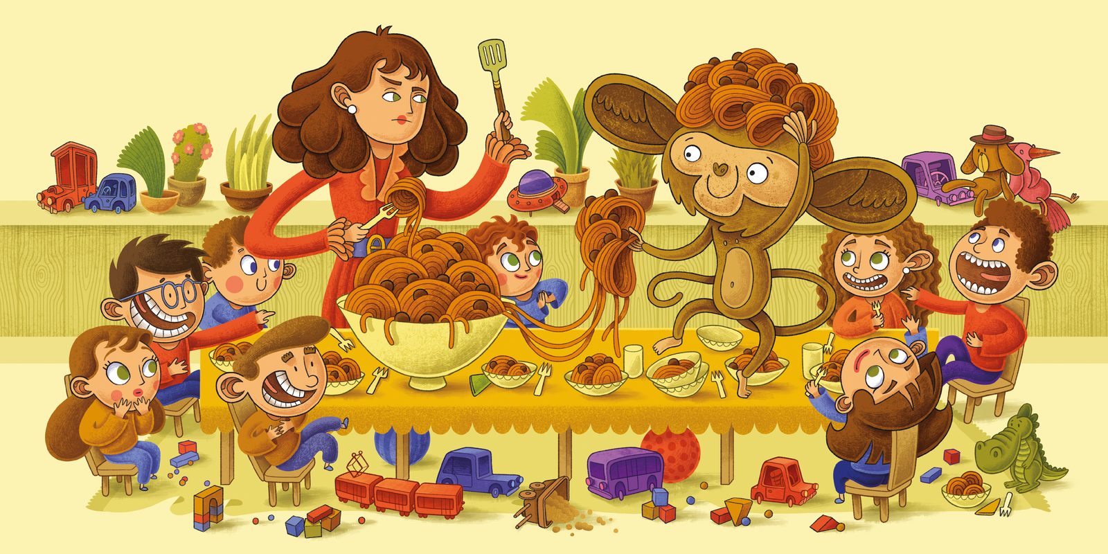 A Monkey in a Kindergarten, picture 4