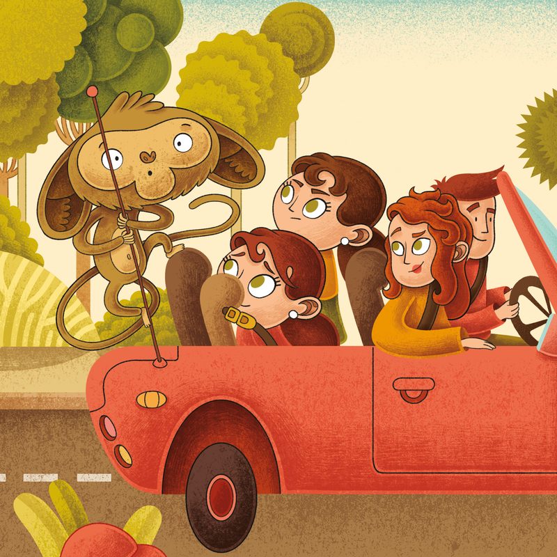 A Monkey on a Visit