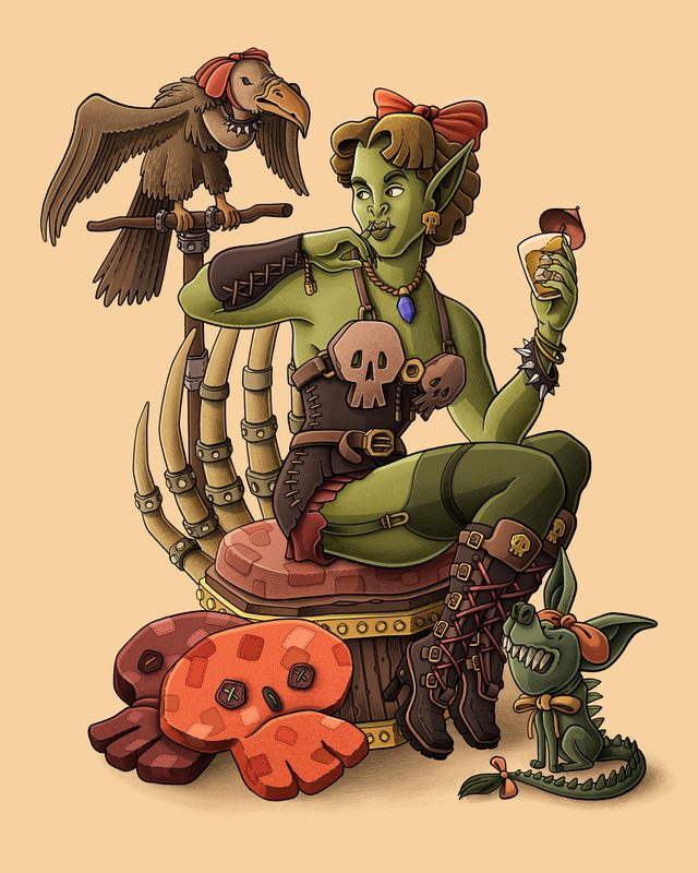 Pin-Up Orcs