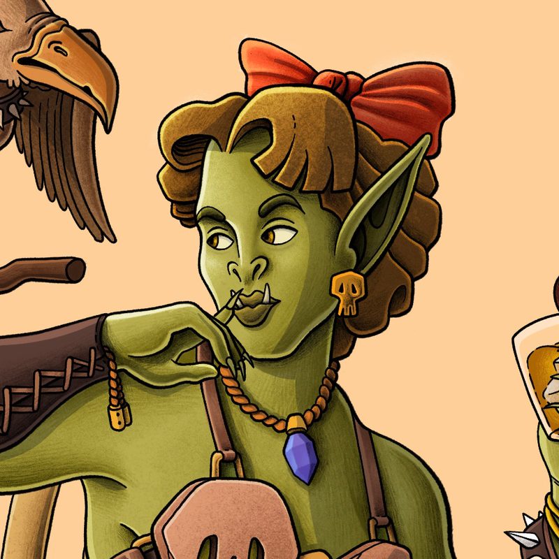 Pin-Up Orcs